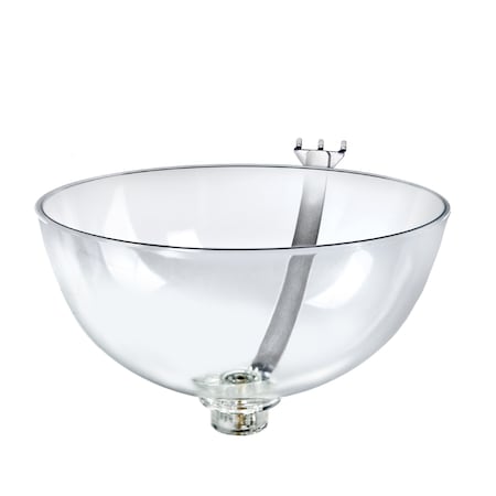 Azar Displays 14" Bowl Display W/ Curved Metal Arm for Pegboard/Slatwall 729914